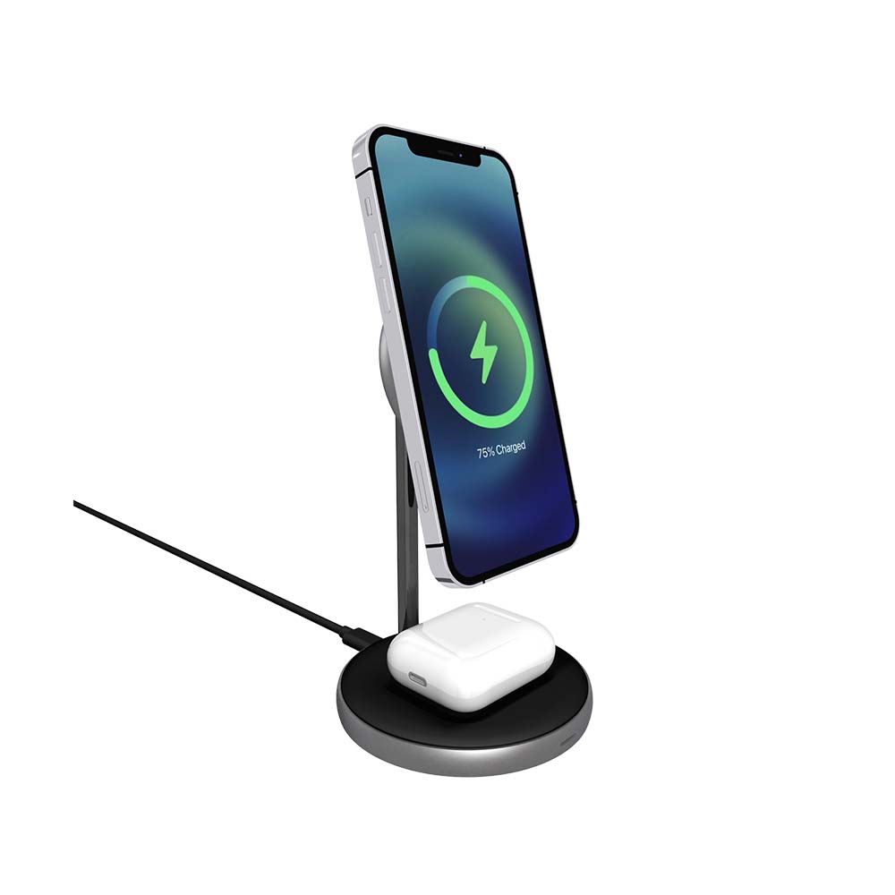 2-in-1 Wireless Charging Pad with MagSafe (15W)