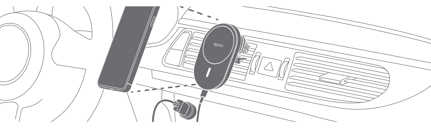 ELLIPSE WIRELESS CAR CHARGER