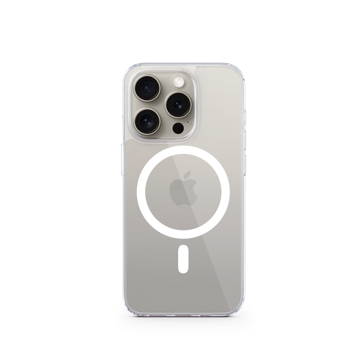 Funda iPhone 14 Pro Max Silicona MagSafe Transparente Epico