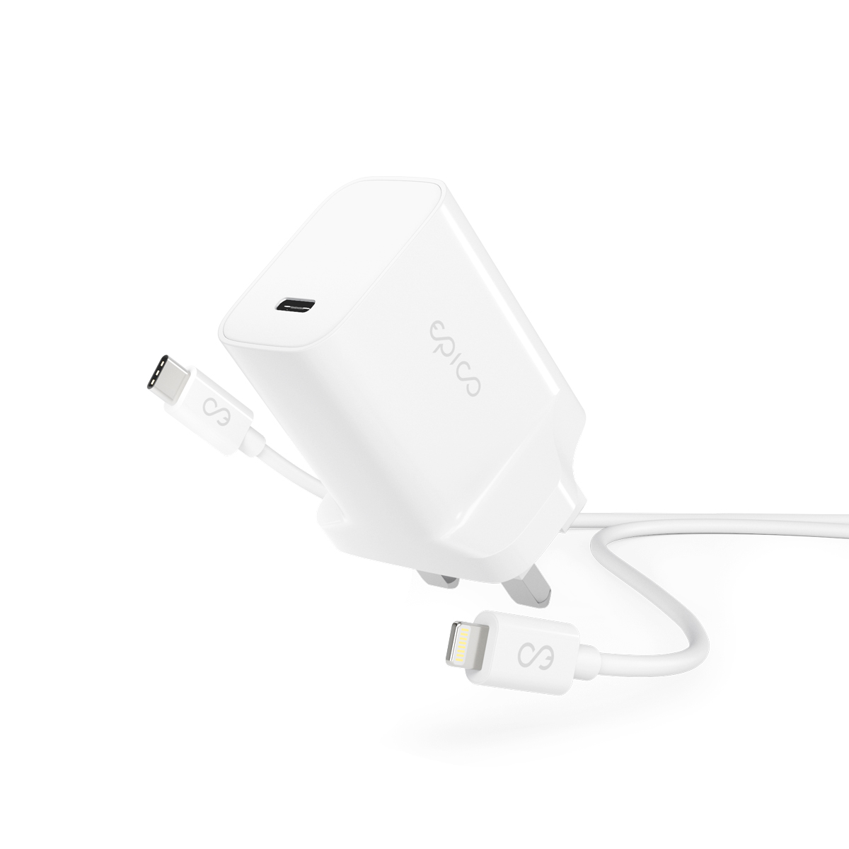 20W PD Charger Bundle with UK Plug