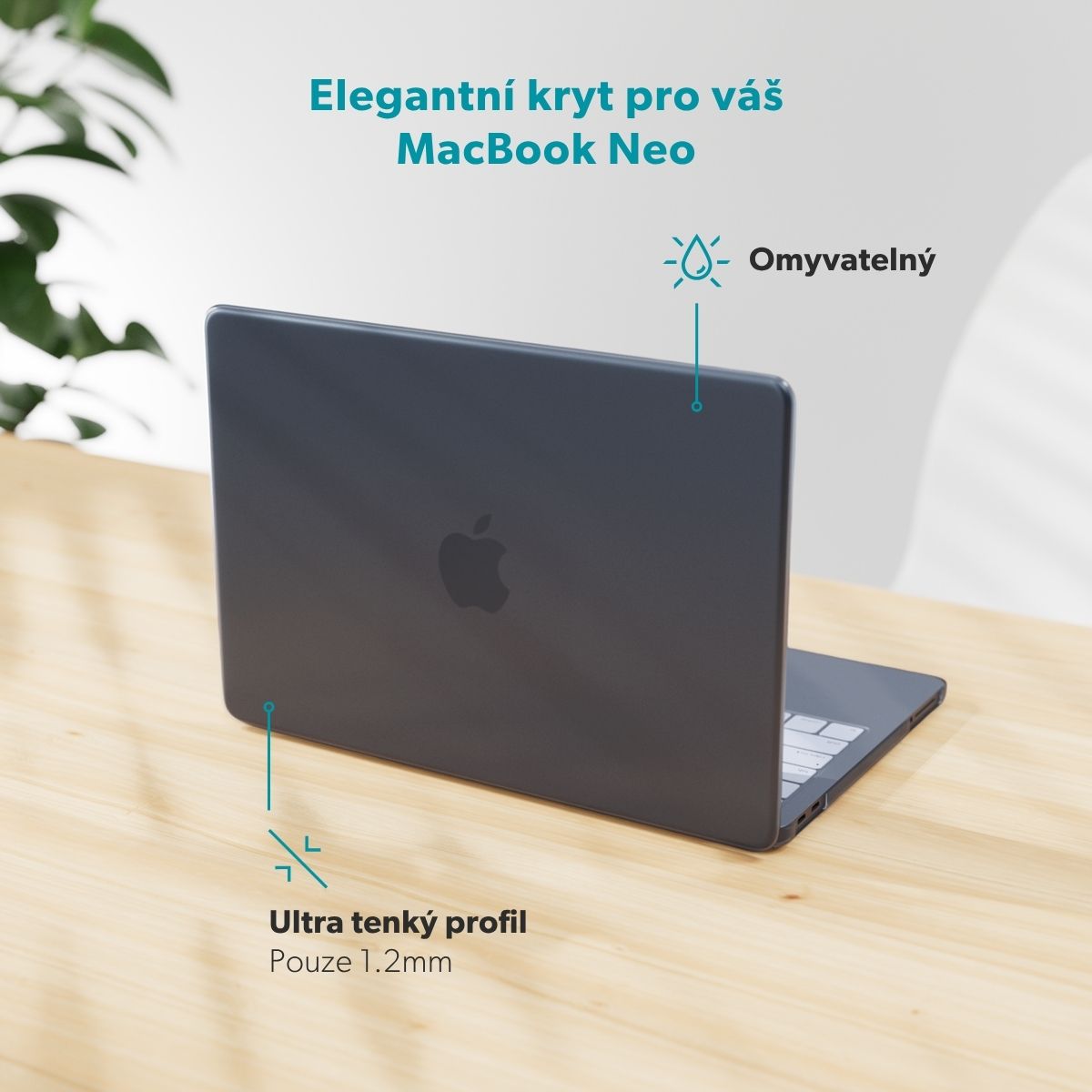 Matná citrusově žlutá