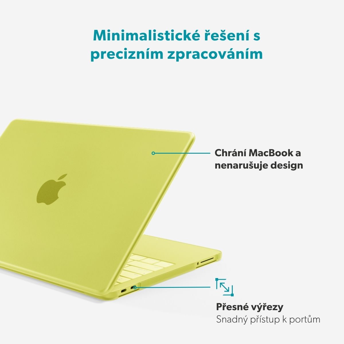 Matná citrusově žlutá