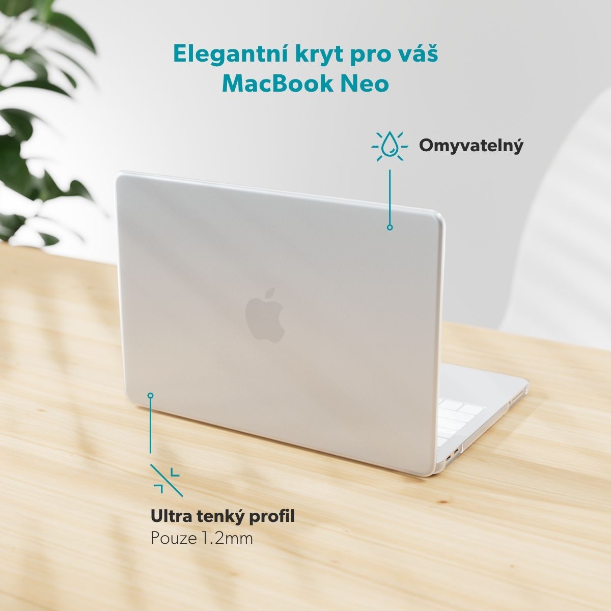 Matná citrusově žlutá