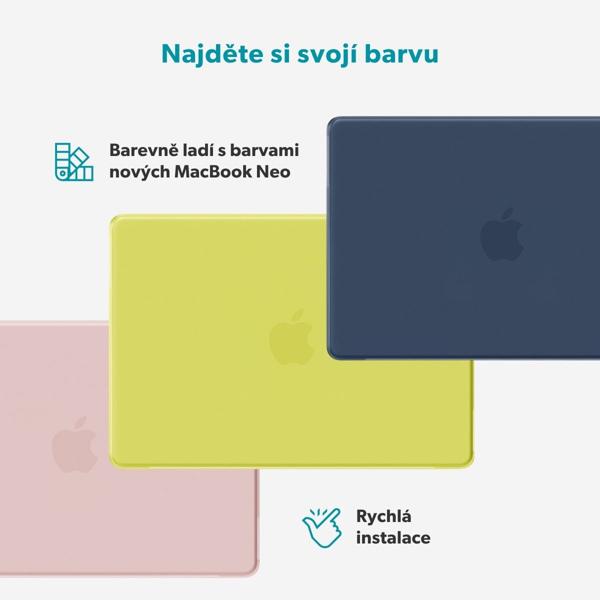 Matná citrusově žlutá